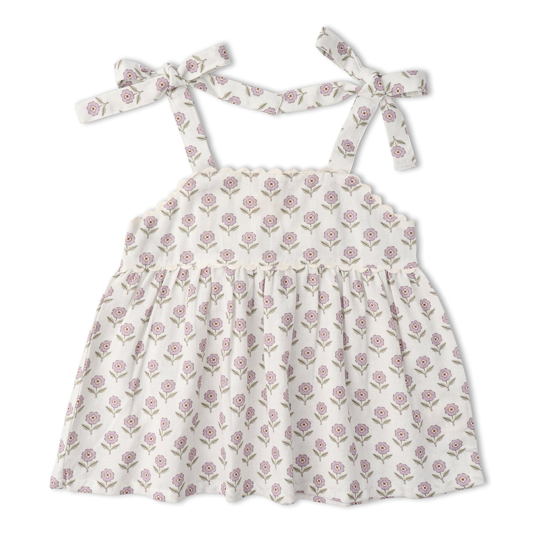 Makemake Organics Makemake Organics Tie Up Top And Shorts Set Organic Baby And Toddler Outfit For Sunny Days