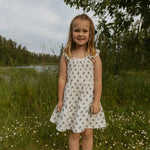 Organic Ruffle Tiered Dress - Poppy - Day Dress, One-piece garment, Dress, Blond, Child | Everetts Place