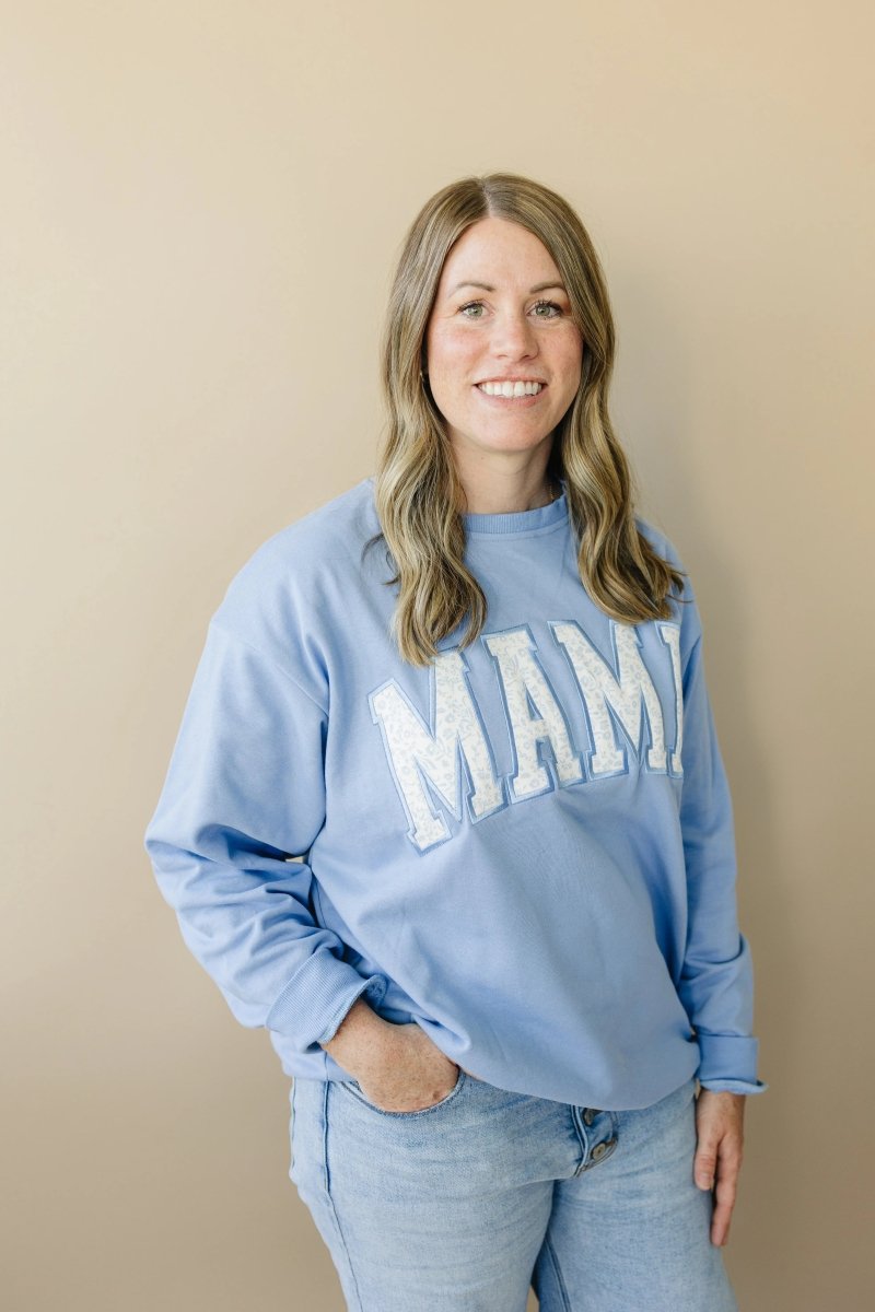 Little Joy Co. Mama Applique Crewneck Sweatshirt Mommy and Me Look - Everetts Place Boutique - 