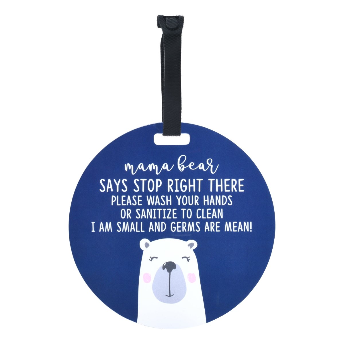 Three Little Tots Mama Bear Please Don't Touch My Baby Car Seat Sign Tag - 