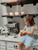 Little Mae & Co Mama Era Glass Latte Mug By Little Mae Co Clear View - Everetts Place Boutique - 