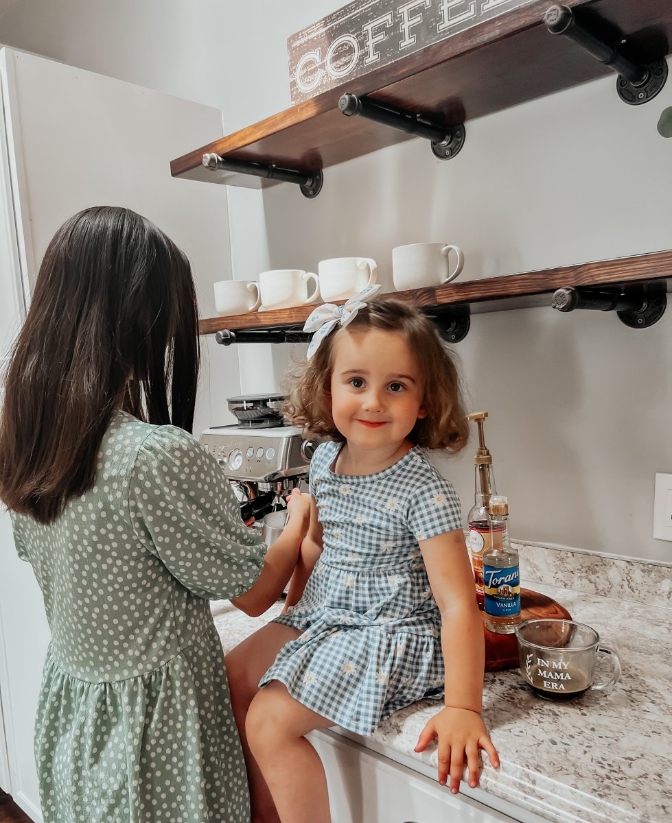 Little Mae & Co Mama Era Glass Latte Mug By Little Mae Co Clear View - Everetts Place Boutique - 