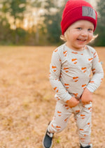 Little Joy Co. Mama Tattoo Hearts 2 Piece Bamboo Pajamas Set For Women - Everetts Place Boutique - 