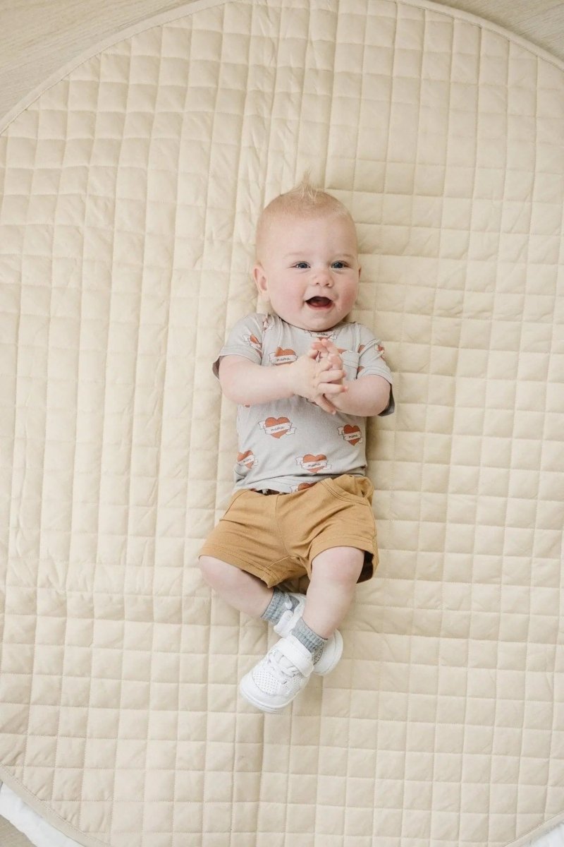 Little Joy Co. Mama Tattoo Hearts Bamboo Tee for Babies and Toddlers - Everetts Place Boutique - 