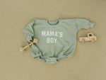 Little Joy Co. Mama's Boy Oversized Sweatshirt Romper With Snaps At Crotch - Everetts Place Boutique - 