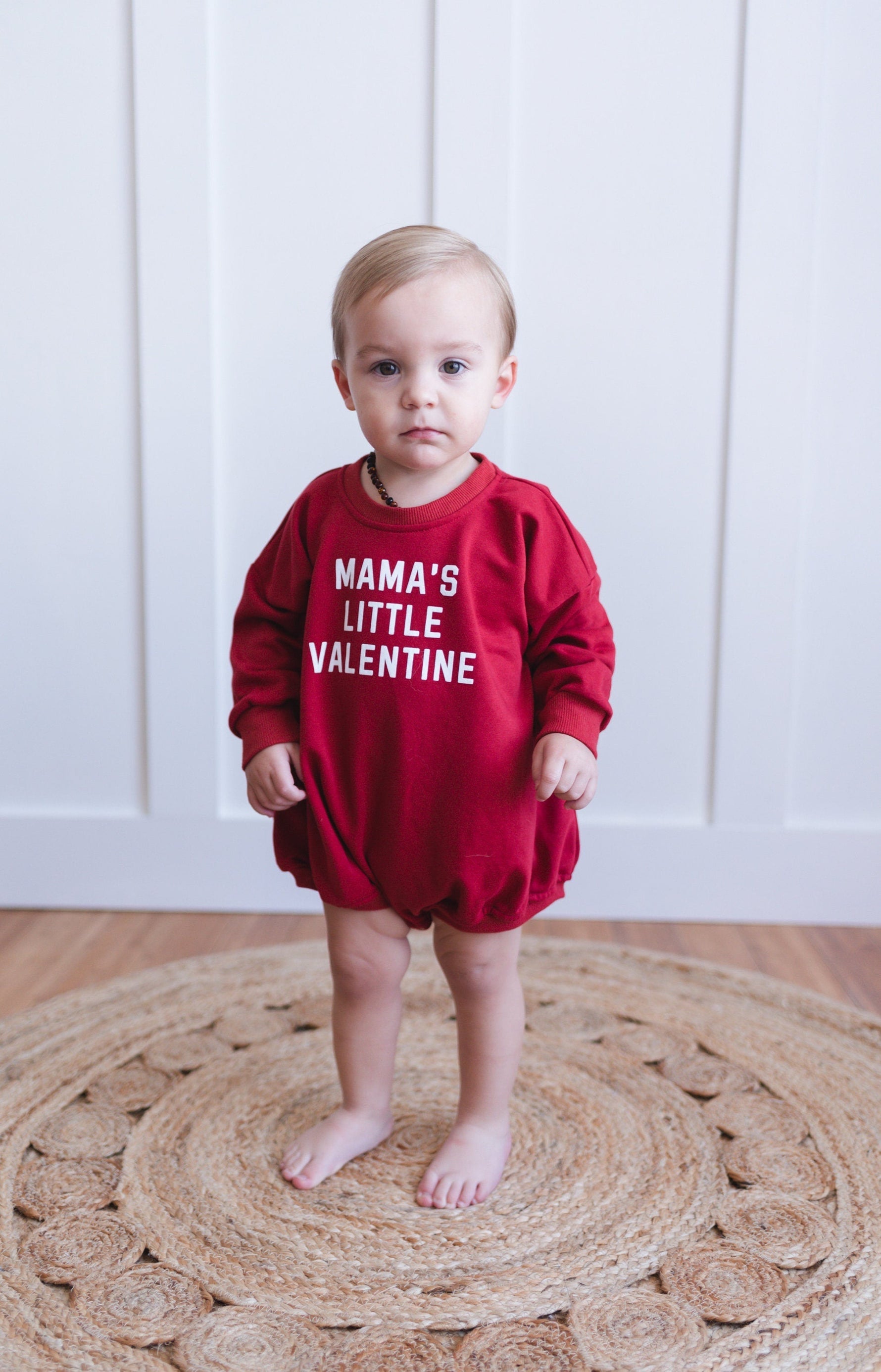 Little Joy Co. Mama's Little Valentine Sweatshirt Romper - more colors - 