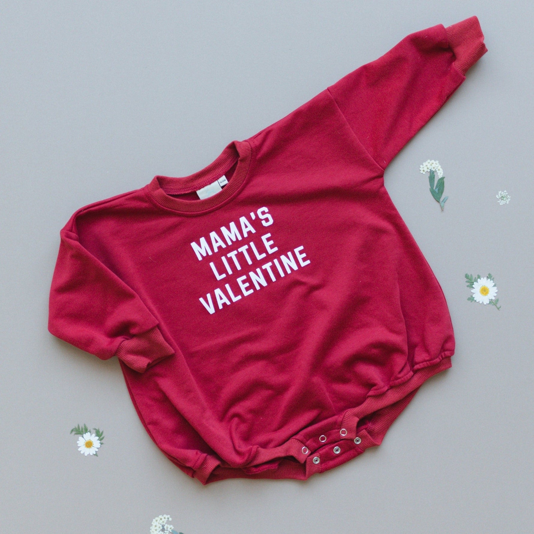 Little Joy Co. Mama's Little Valentine Sweatshirt Romper - more colors - 