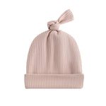 Maple Ribbed Baby Beanie Hat - Knit cap, Pink, Wool, Beanie, Natural material | Everetts Place