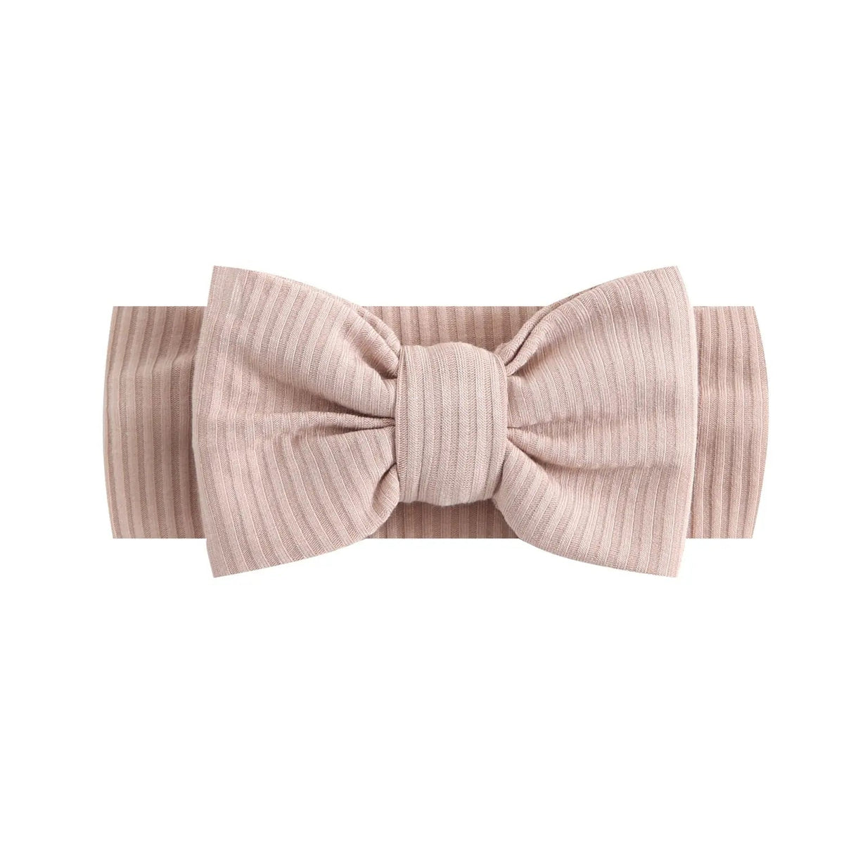 Maple Ribbed Baby Headband - Pink, Bow tie, Headband, Knot, Ribbon | Everetts Place