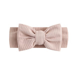 Maple Ribbed Baby Headband - Pink, Bow tie, Headband, Knot, Ribbon | Everetts Place