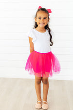 Hot Pink Tutu Shorts by Mila & Rose ® at Everetts Place
