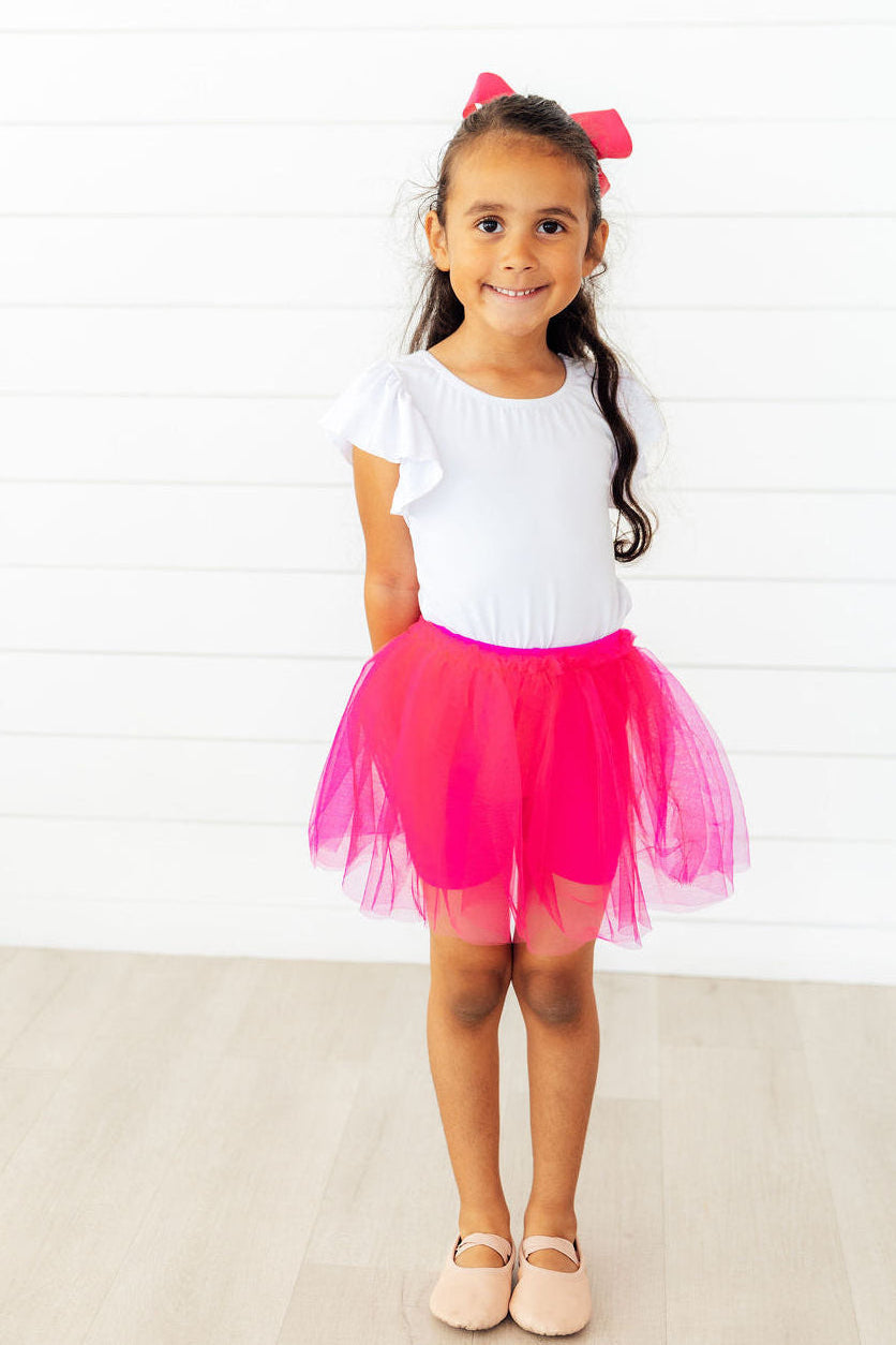 Hot Pink Tutu Shorts by Mila & Rose ® at Everetts Place