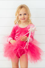 Magenta Velvet L/S Tutu Leotard by Mila & Rose ®