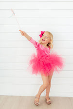 Magenta Velvet L/S Tutu Leotard by Mila & Rose ®