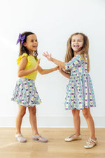 Mila & Rose ® Mardi Gras Ruffle Twirl Skort - 