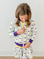 Mila & Rose ® Mardi Gras Satin Jacket - 
