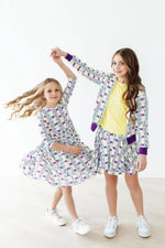 Mila & Rose ® Mardi Gras Satin Jacket - 