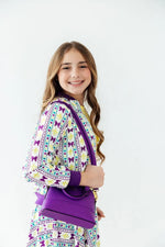 Mila & Rose ® Mardi Gras Satin Jacket - 