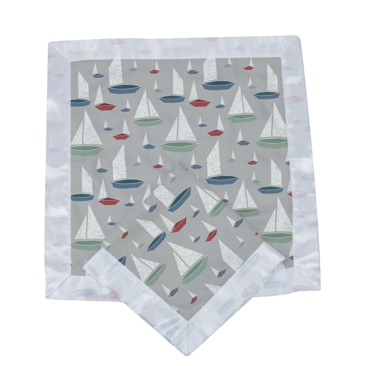 Newcastle Classics Marina Sailboats Bamboo Blankie with Soft Comfort for Babies - 