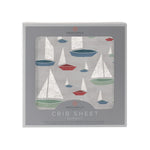 Newcastle Classics Marina Sailboats Bamboo Muslin Crib SheetEveretts Place