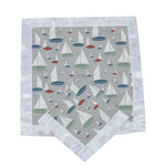 Newcastle Classics Marina Sailboats Bamboo Blankie with Soft Comfort for Babies - Baby & Toddler > Swaddling & Receiving Blankets > Receiving Blankets Bamboo Security Blanket