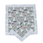 Newcastle Classics Marina Sailboats Bamboo Newcastle Blankie