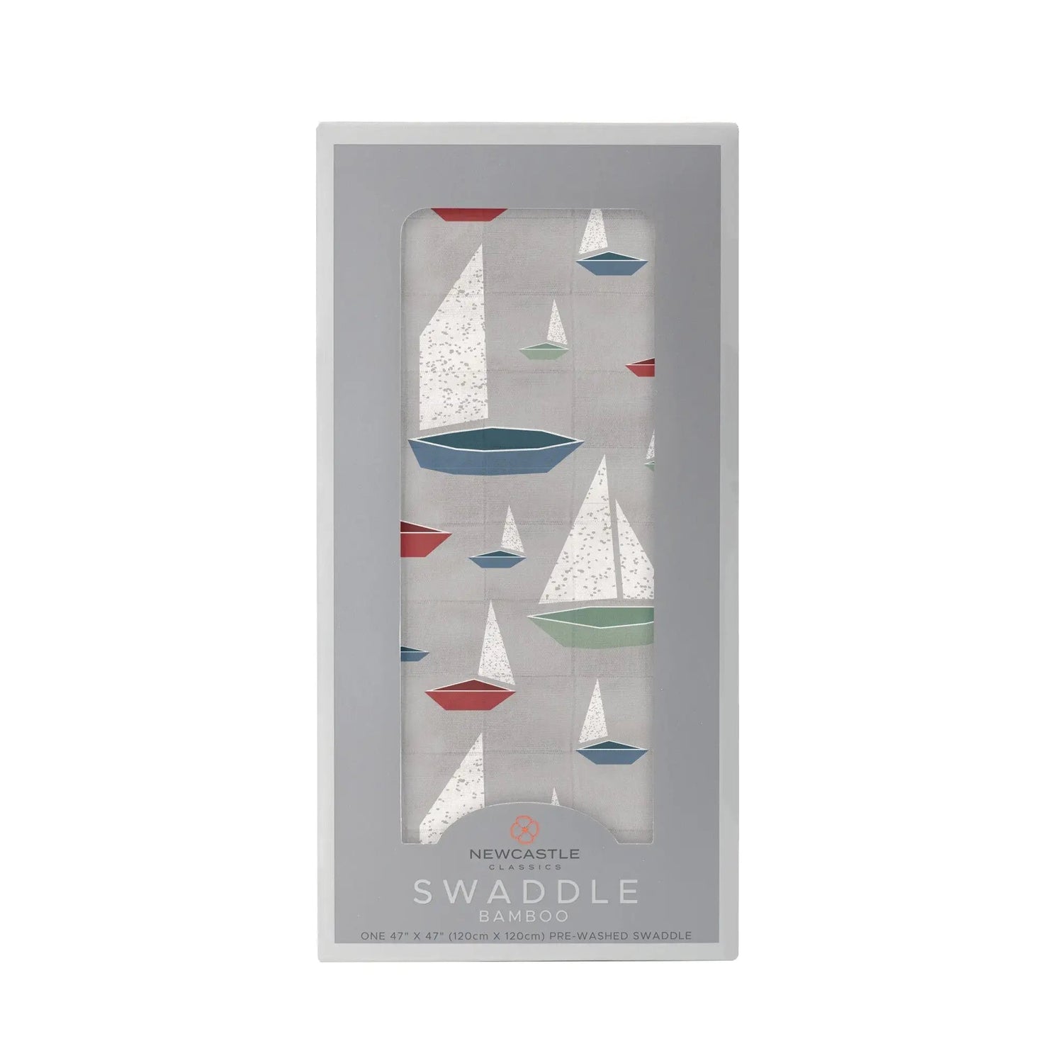 Newcastle Classics Marina Sailboats Bamboo Swaddle - 