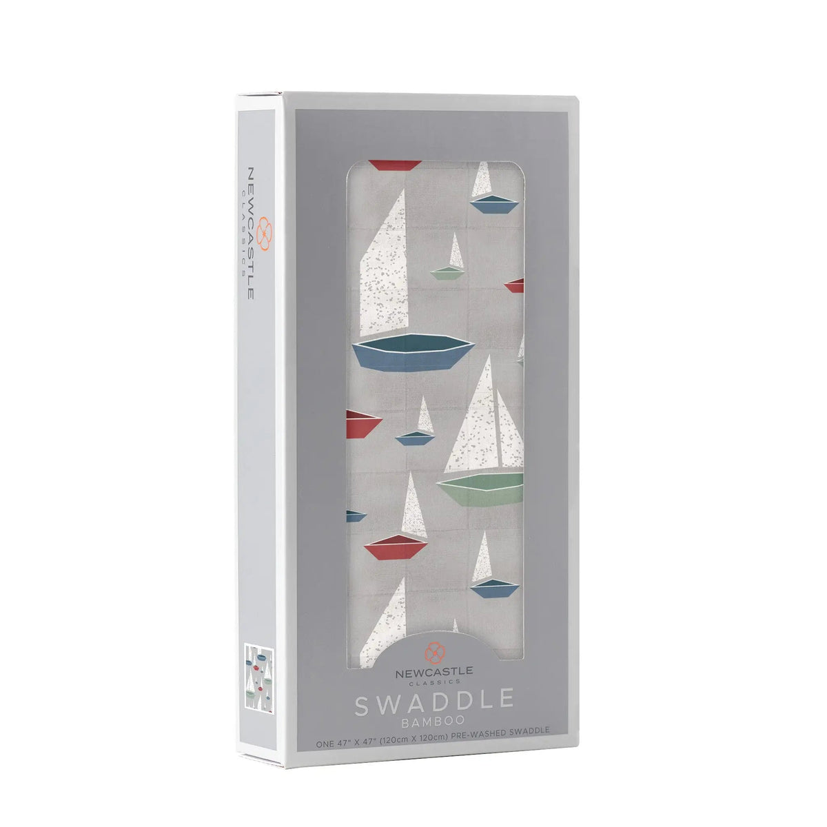 Newcastle Classics Marina Sailboats Bamboo Swaddle - 