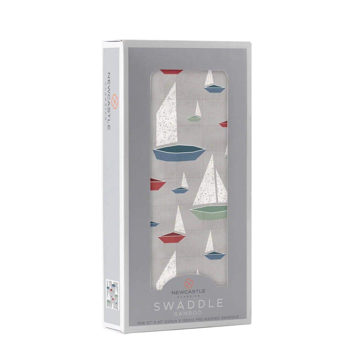 Newcastle Classics Marina Sailboats Bamboo Swaddle - 