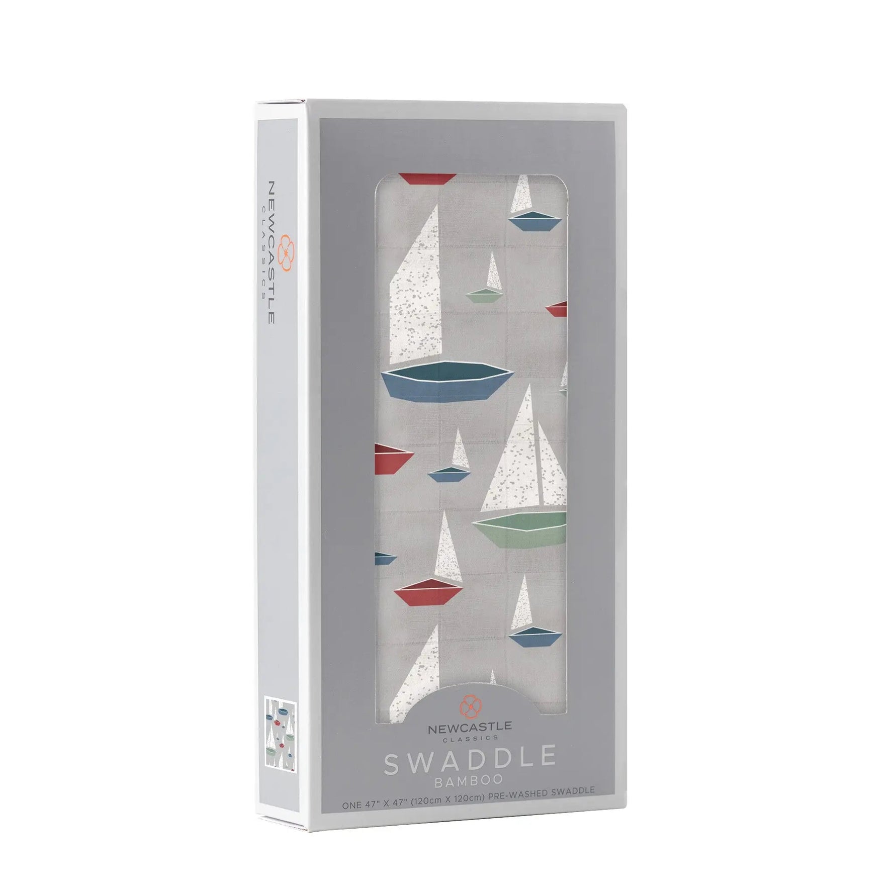 Newcastle Classics Marina Sailboats Bamboo Swaddle - 
