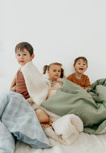 Little Mae & Co Marine Checkered Quilted BlanketEveretts Place