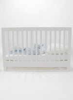 Little Mae & Co Marine Gingham Quilted Blanket 100 Cotton Toddler Cozy - Everetts Place Boutique - 