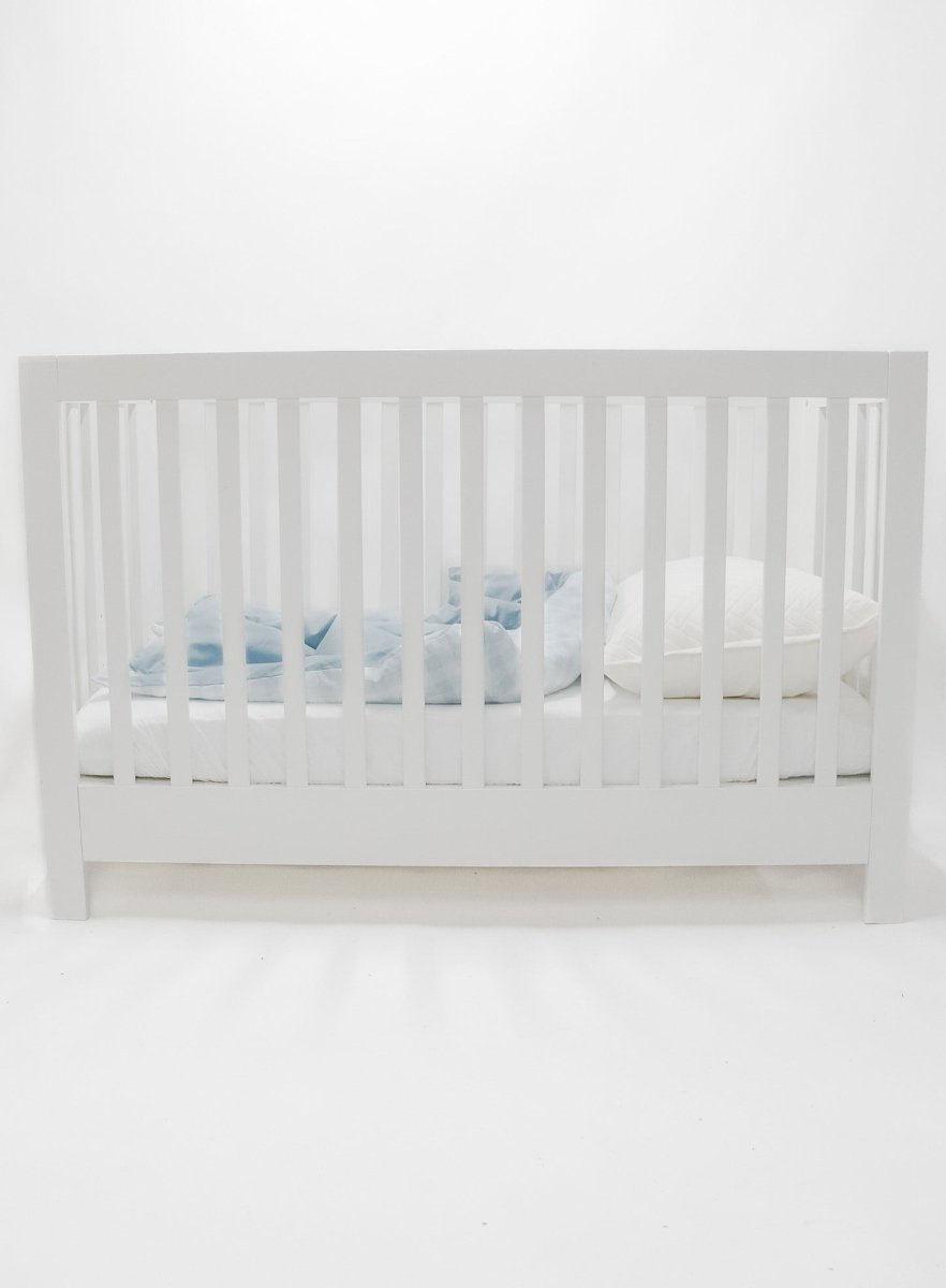 Little Mae & Co Marine Gingham Quilted Blanket 100 Cotton Toddler Cozy - Everetts Place Boutique - 