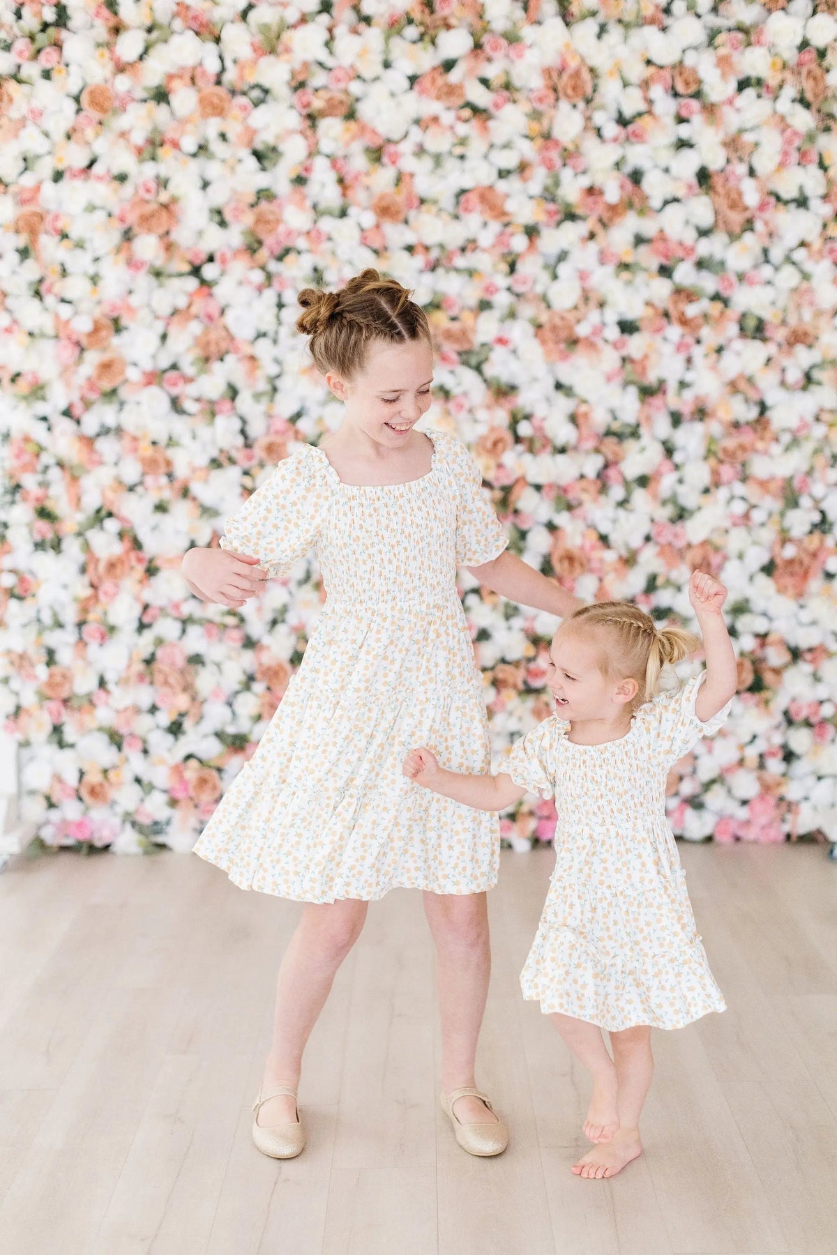 Mila & Rose ® Marvelous Marigolds Smocked Ruffle Dress - 