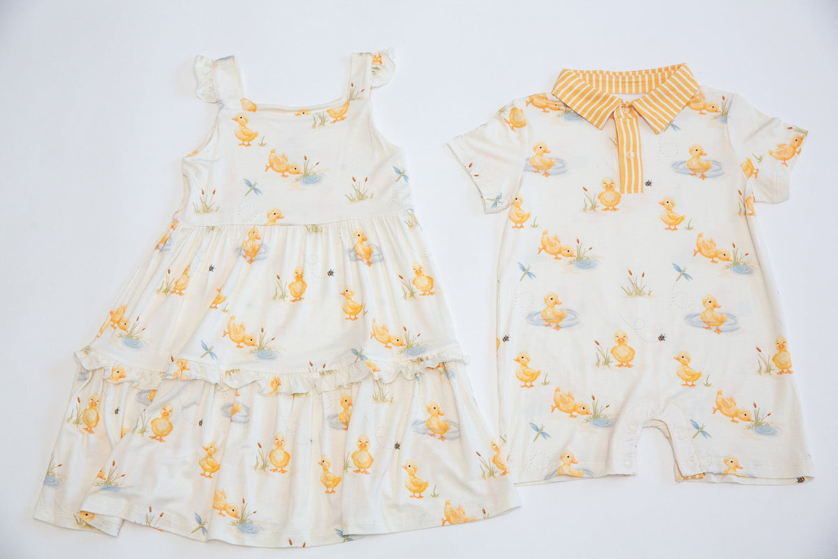 Baby Boys Striped Collar Bamboo Onesie | My First Waddle by Rayn’s Tiny Stitches