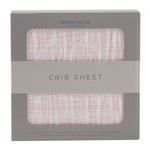Newcastle Classics Matchstick Hearts Cotton Muslin Crib Sheet for Standard Cribs - Furniture > Baby & Toddler Furniture > Crib & Toddler Bed Accessories Cotton Crib Sheet