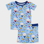 Bam & Stitch Mathematical Marvel Short Sleeve Pajamas - 