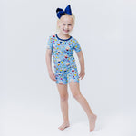 Bam & Stitch Mathematical Marvel Short Sleeve Pajamas - 