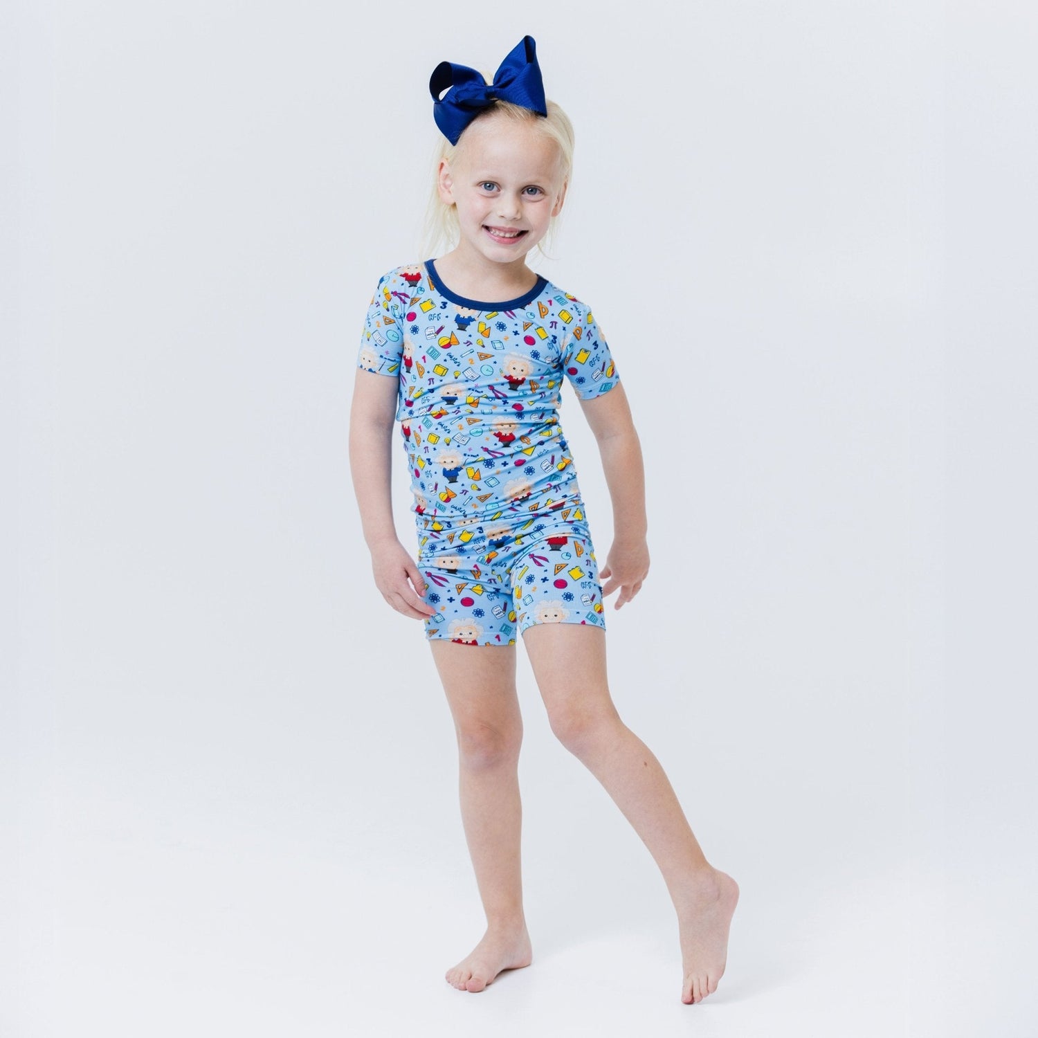 Bam & Stitch Mathematical Marvel Short Sleeve Pajamas - 