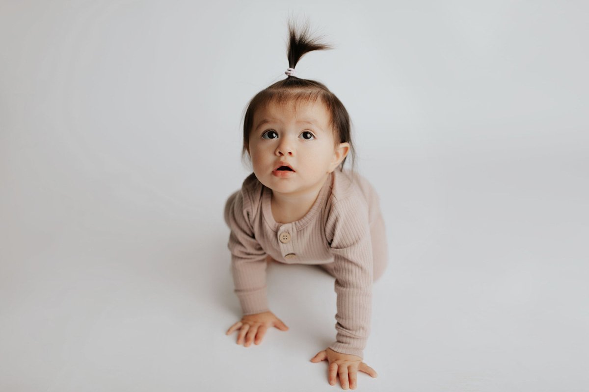 Three Little Tots Mauve Baby Ribbed Playsuit with pockets - 