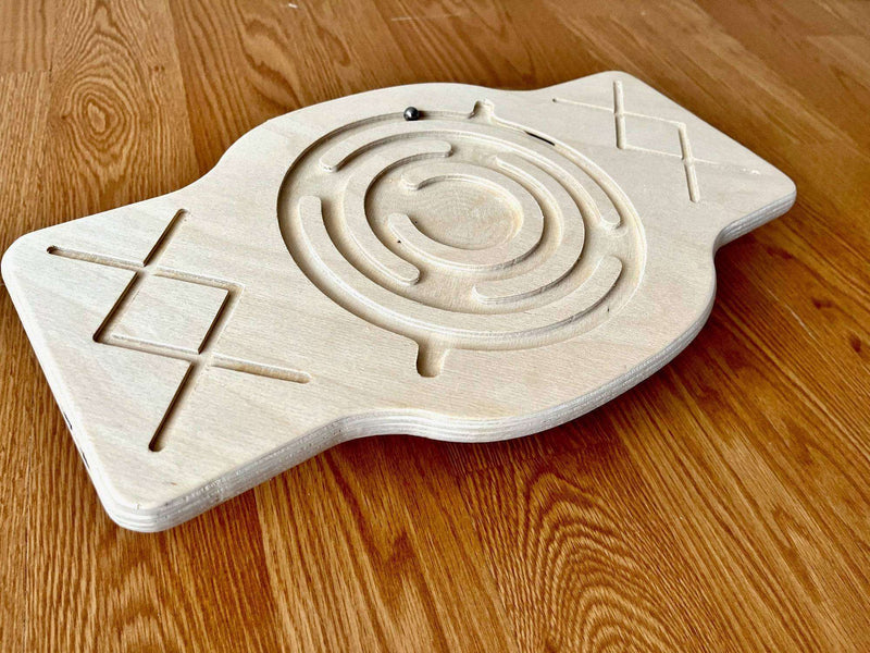 Maze Wooden Balance Board - Everetts Place: Online Boutique - Furniture