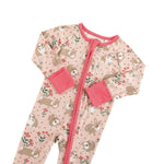 Dreamlet Meadow Bunny Convertible Zip Footies for Babies Dreamlet - Everetts Place Boutique - 