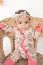 Dreamlet Meadow Bunny Convertible Zip Footies for Babies Dreamlet - Everetts Place Boutique - 