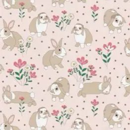 Meadow Bunny Fitted Crib Sheet Dreamlet Bamboo Soft - Everetts Place Boutique - 