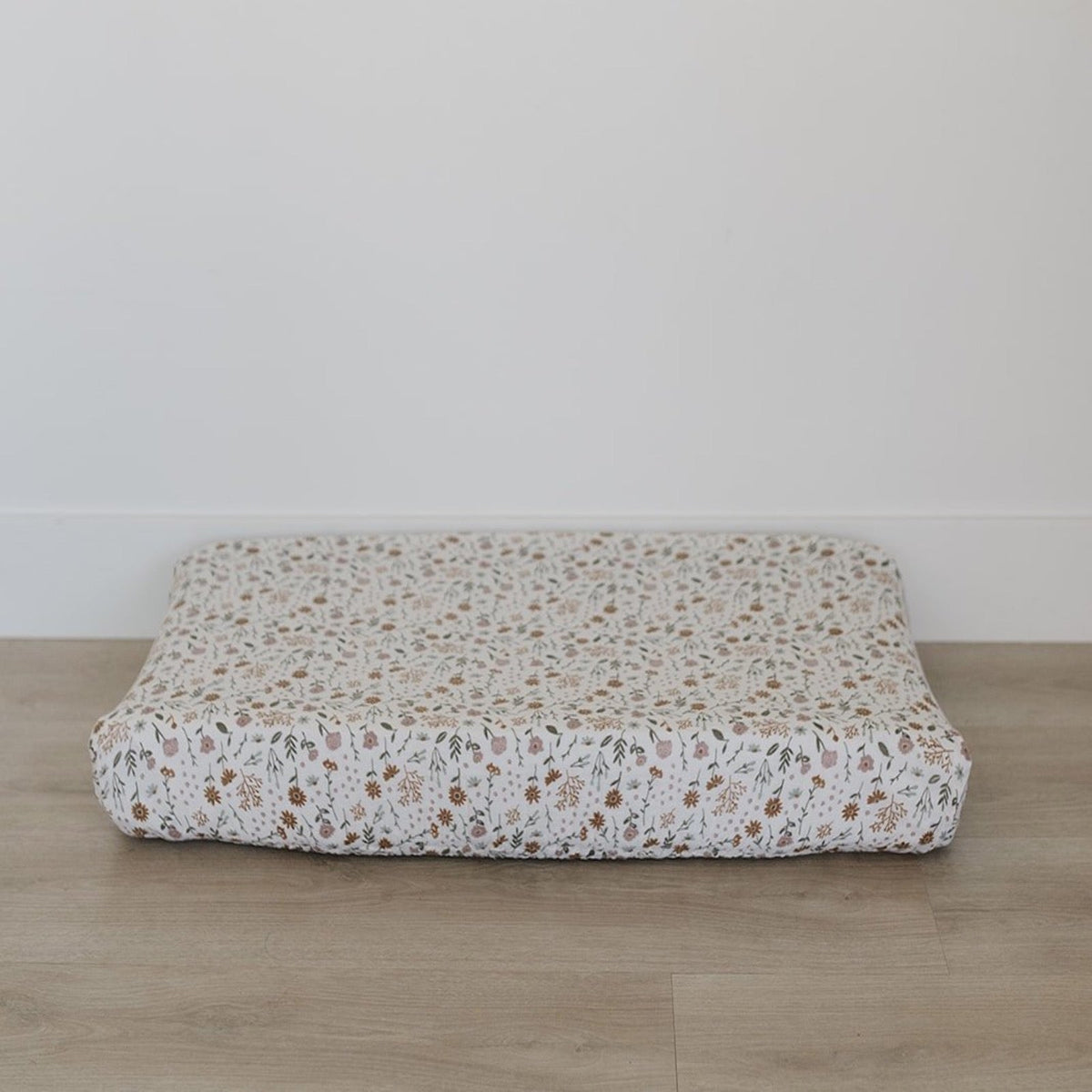 Mebie Baby Meadow Floral Muslin Changing Pad Cover - 