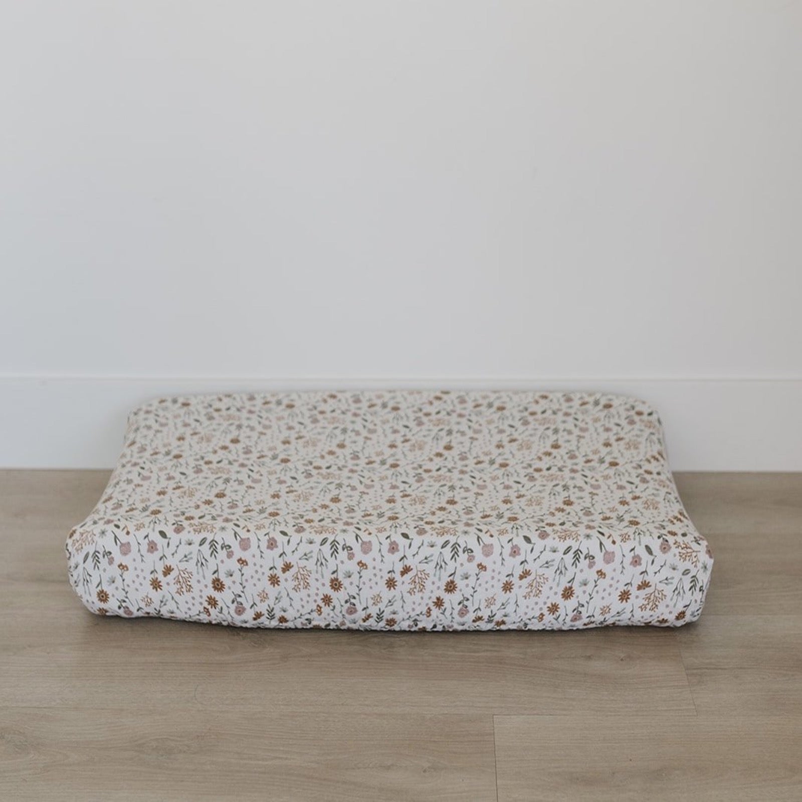 Mebie Baby Meadow Floral Muslin Changing Pad Cover - 