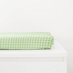 Little Mae & Co Meadow Green Gingaham Changing Pad CoverEveretts Place