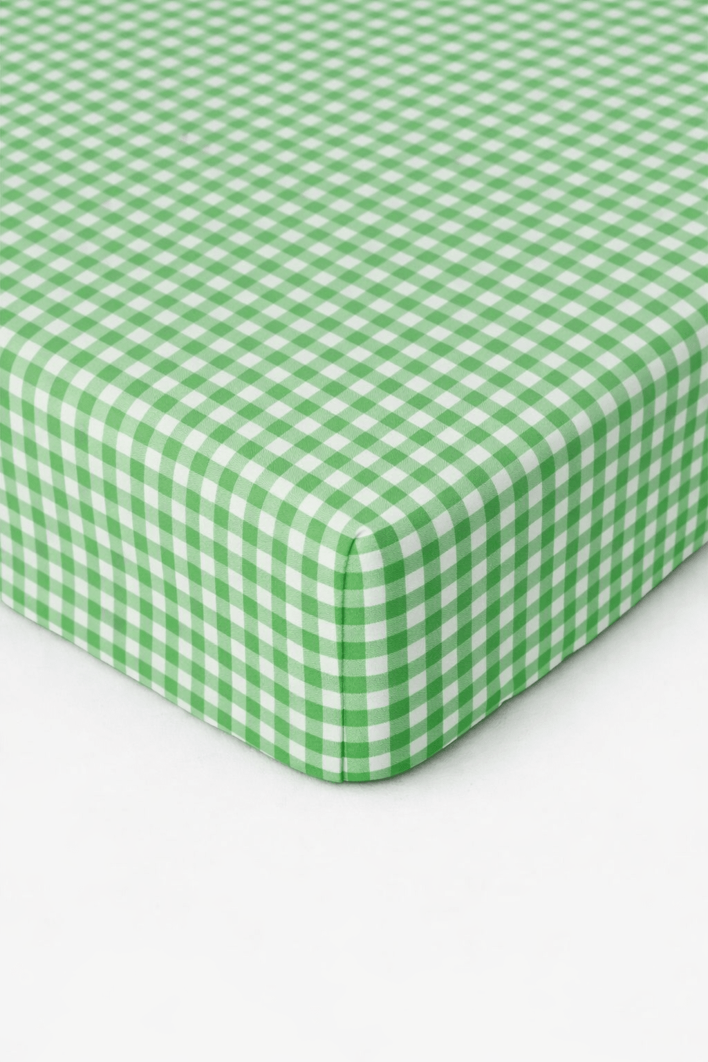Little Mae & Co Meadow Green Gingham Crib SheetEveretts Place