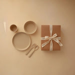 Mushie Mealtime Gift Set 3 with Dinnerware Essentials for New Parents - Everetts Place Boutique - 