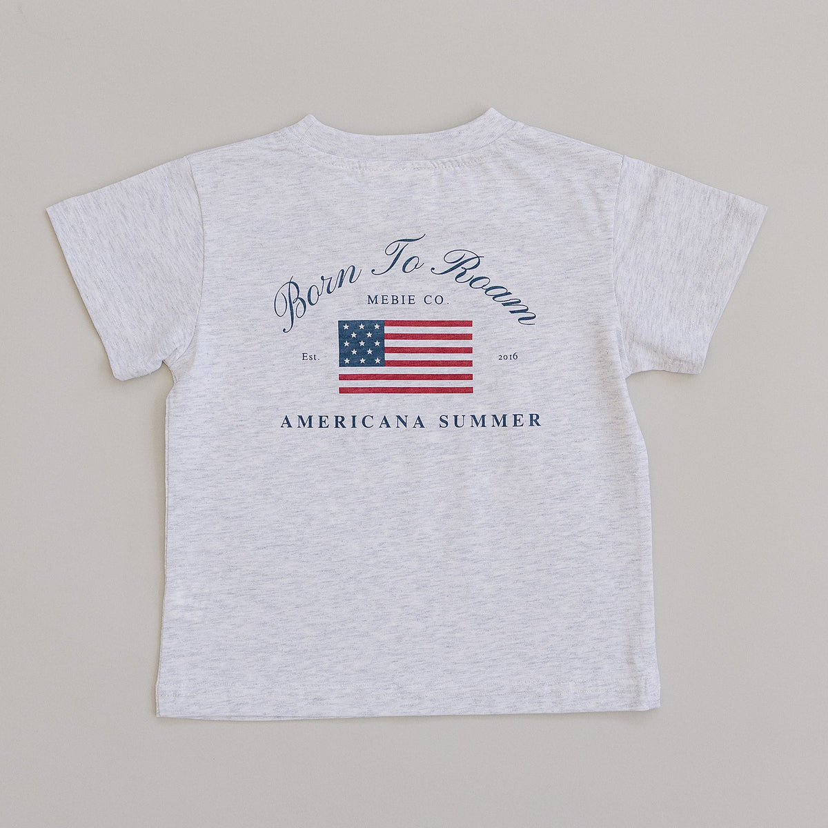 Mebie Baby Mebie Baby Americana Summer Tee for Baby and Toddler Cotton Flag Graphic - 
